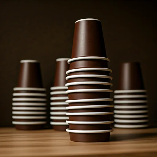 Paper beverage cups